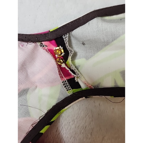 Kate Spade Rio Snap Dragon Peplum Floral Print Dress Size 4 NWOT Cocktail Pink‎ - Picture 9 of 12